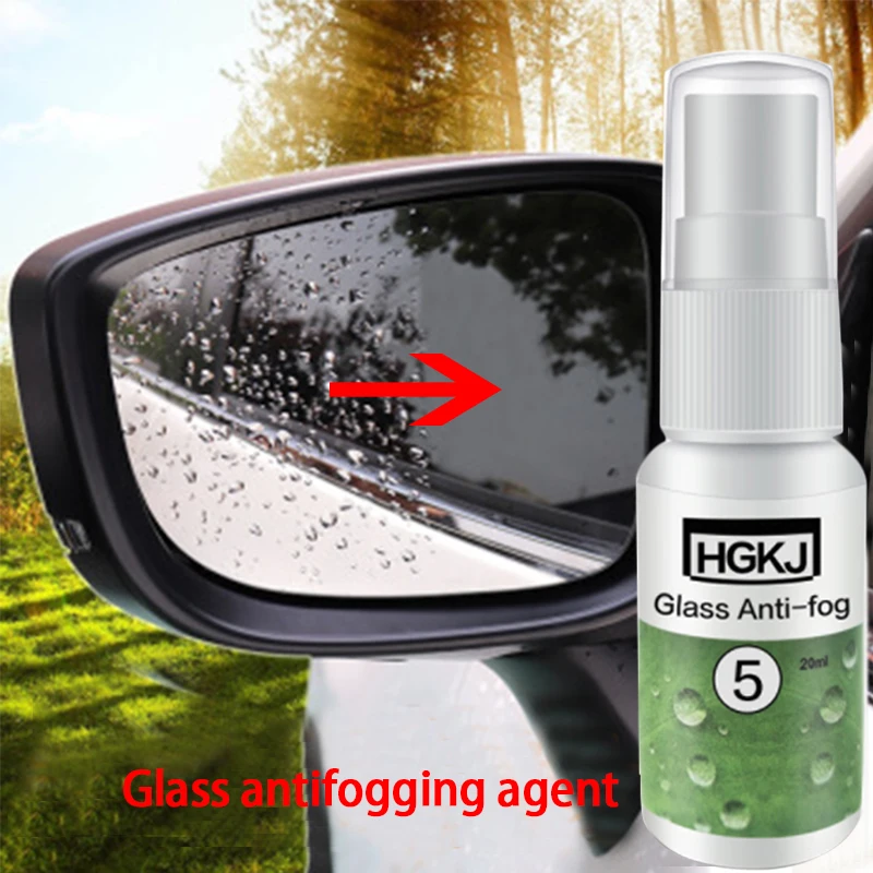 

20ml HGKJ-5 Car Window Glass Anti-fog Agent Longtime Maintain Waterproof Rainproof Spray Cleaning Wash Tools for Auto Bathroom