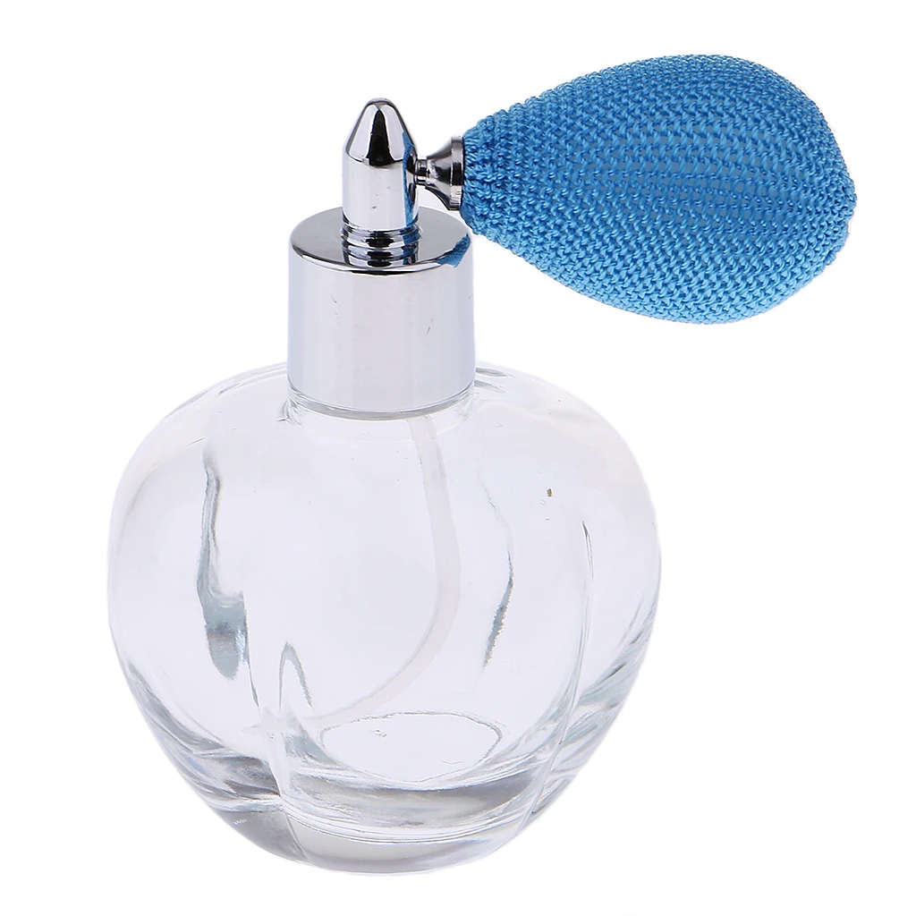 Perfume Atomisers Refillable Bottle Crystal Deco Spray EMPTY Glass 100ml Cute Shape