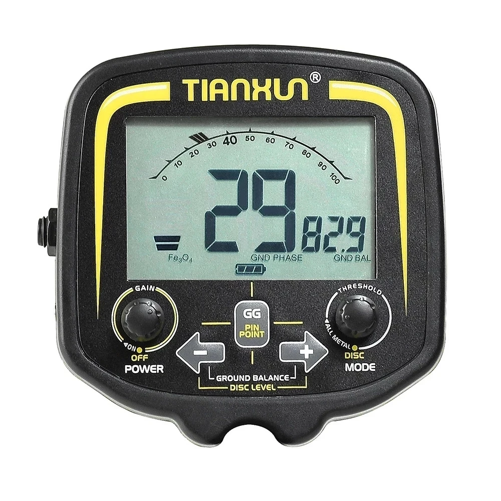 TX 850 Professional Metal Detector with 12 Inch Search Coil Optional High Sensitivity Treasure Hunting Gold