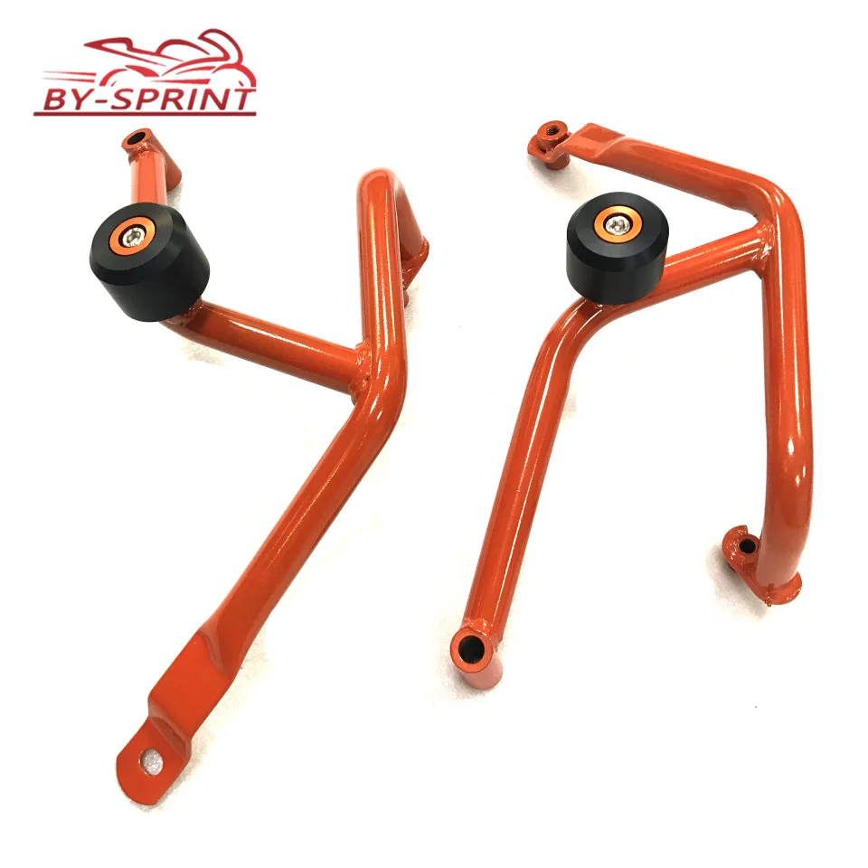 Обувь для езды на мотоцикле KTM DUKE 250 DUKE 390 250 390 2013- оранжевый бампер Защита двигателя мотоцикла аварии бары слайдер протектор