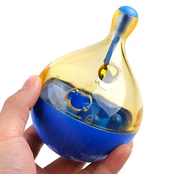 

Automatic Pet Dogs Cats Fun Bowl Toy Feeder Dog Feeding Pets Dog Tumbler Leakage Food Ball Pet Training Exercise Fun Bowl