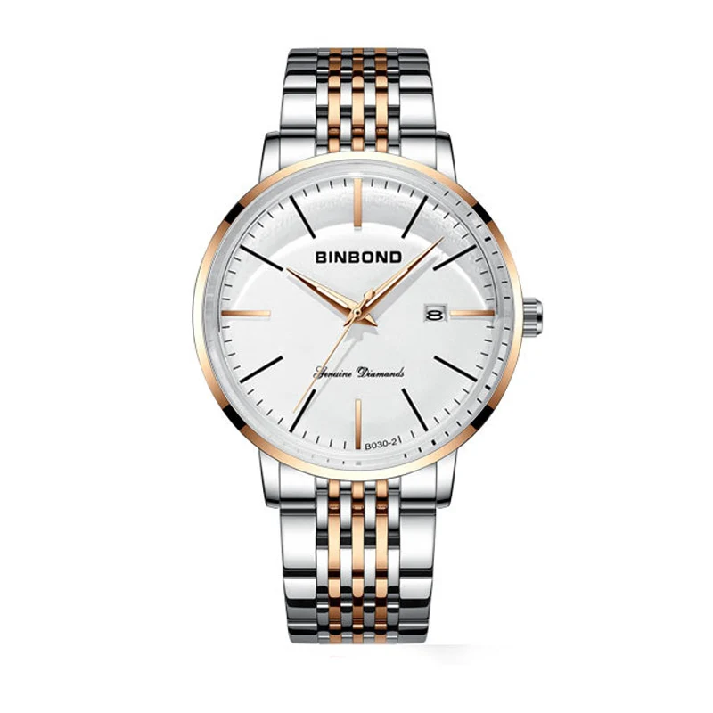 Watch Men's Ultra Thin Large Watch Disc Curved Screen Steel Strip Men's Watch Waterproof Luminous Calendar Fashion Quartz Watch