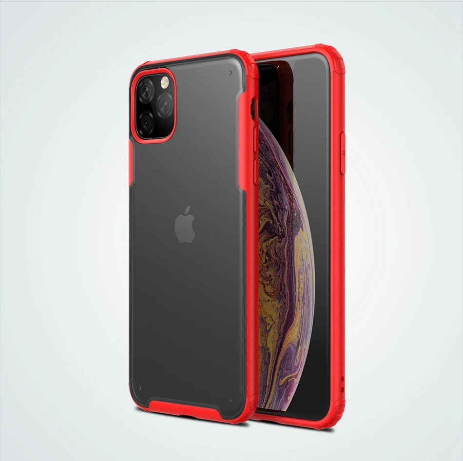 Rock роскошный чехол для телефона для iPhone 11 Pro чехол силиконовый прозрачный чистый чехол для iPhone XR XS Max 7 8 Plus чехол матовый чехол