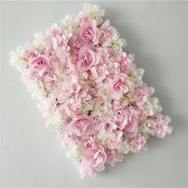 Silk Artificial Flower Wall Panels Handmade Decor Wedding Baby Shower Birthday Party  Shop Backdrop Flower Backdrops Decoration E