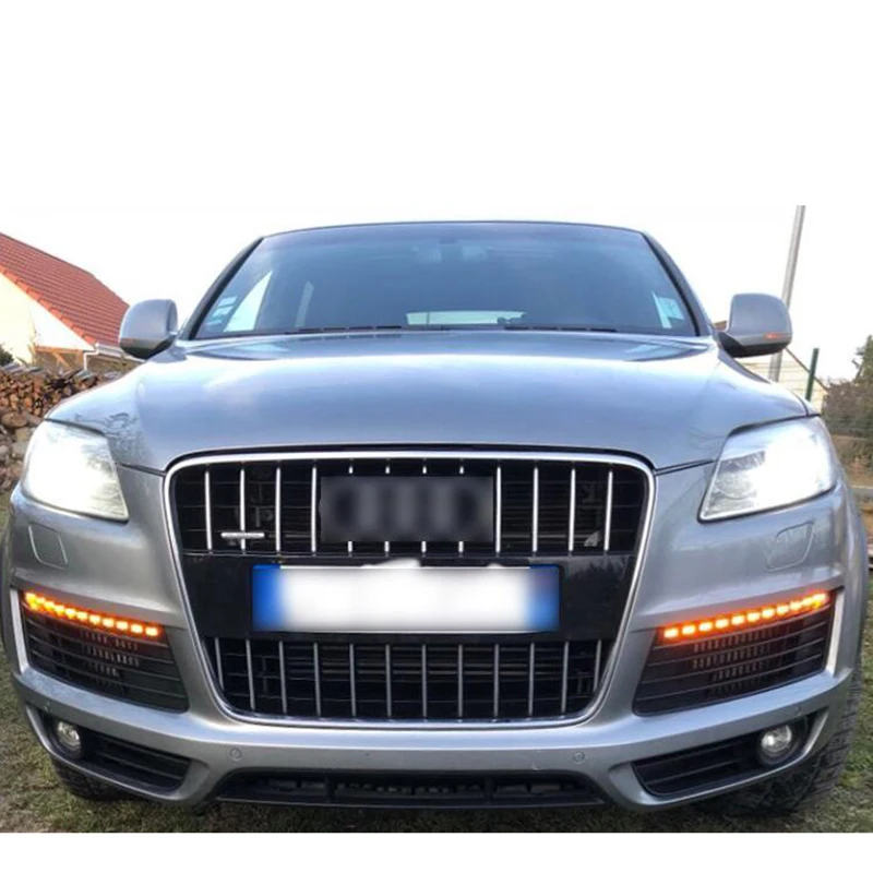  LED Dynamic Turn Signal Blinker Function Car DRL Waterproof 12V LED Daytime Running Light Fog Lamp  - 4000253313378