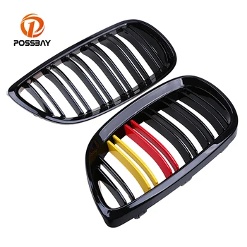 

POSSBAY Car Accessories Front Center Racing Grilles For BMW 3-Series E92 Coupe 2006-2010 Pre-facelift Automobile Side Decorative