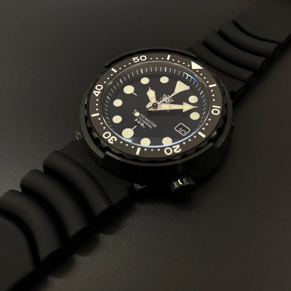 Мужские водонепроницаемые спортивные часы STEELDIVE 300 м керамический Безель
