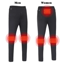 Новые уличные походные брюки для мужчин& wo мужские USB брюки с подогревом зимние спортивные Термолеггинсы с высокой талией теплые походные альпинистские треккинговые брюки