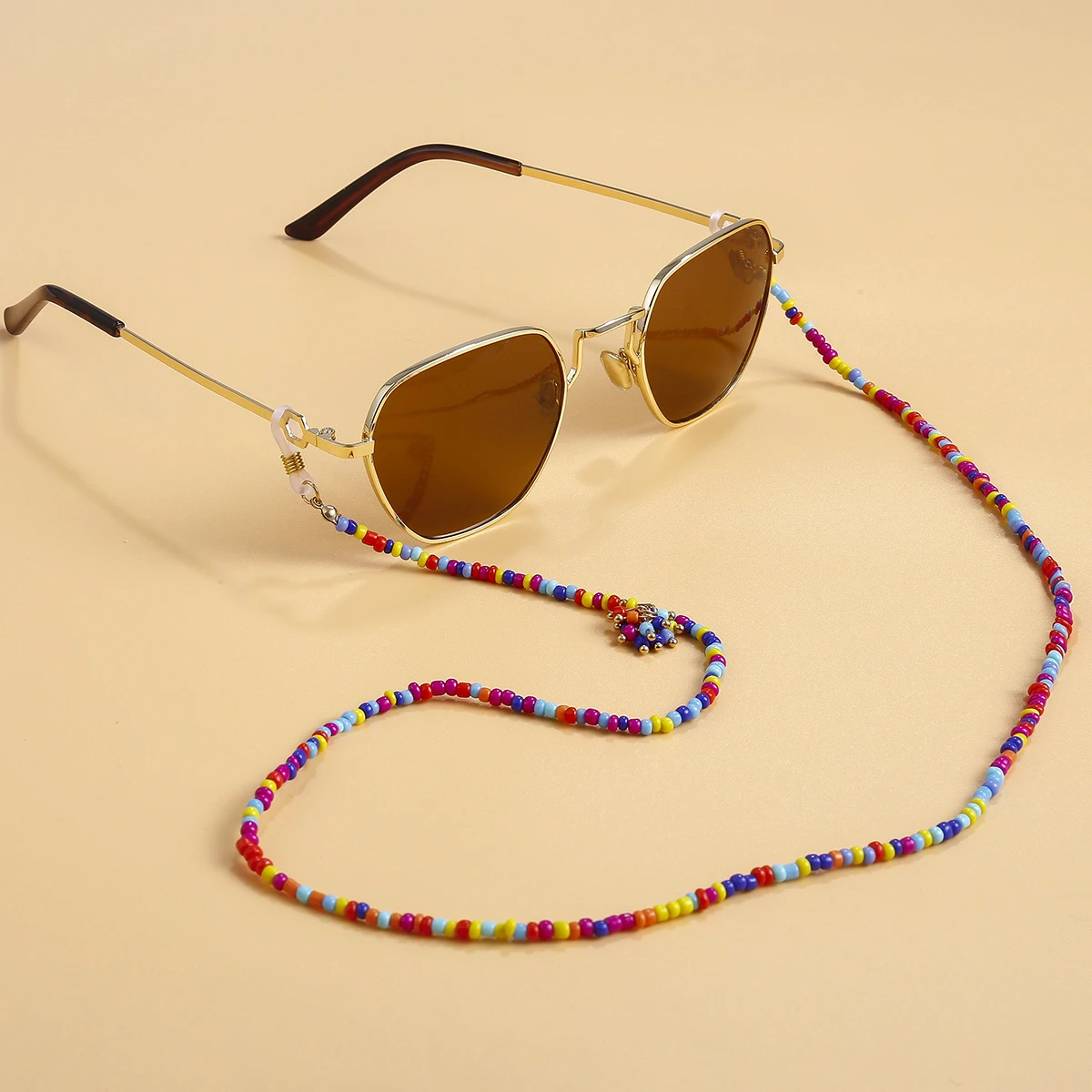 Fashion Multicolor Beads Chain for Sunglasses Women Reading 