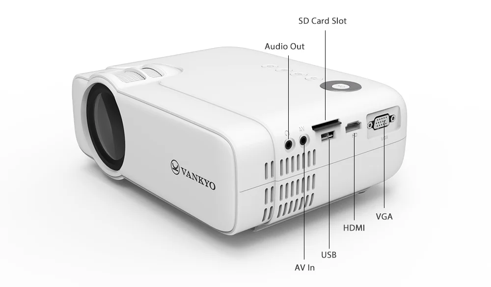 Vankyo Leisure 430 430xx Projector 236" 50,000 Hours 1080p Hifi Built