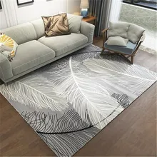Simple Modern Abstract Chinese Ink Black Gray Carpet Bedroom Kitchen Door Mat Living Room Floor Mat Living Room Rug CF