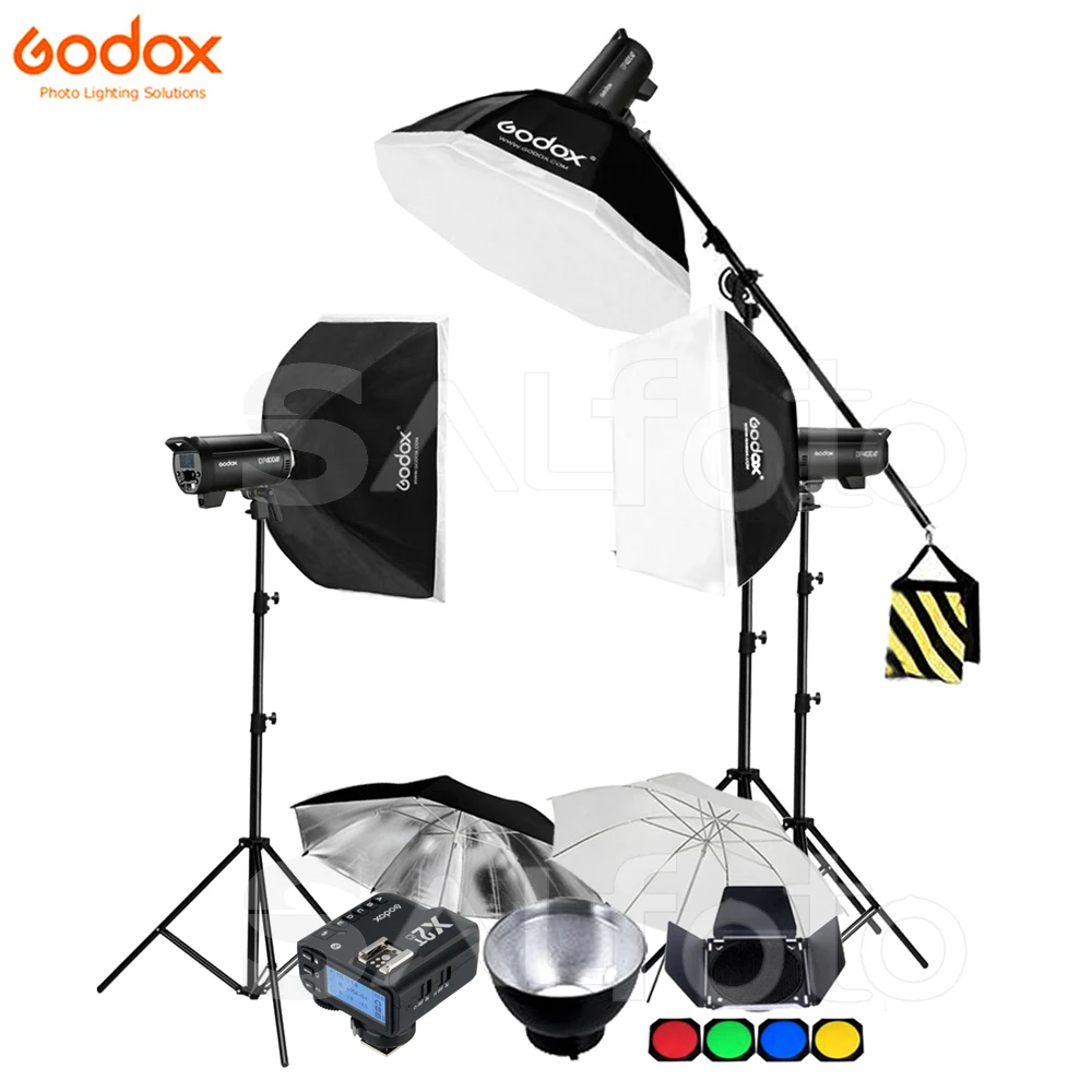 3x Godox DP400III / DP600III DP800III DP1200III 2 4G X2T передатчик студийная стробоскосветильник ческая
