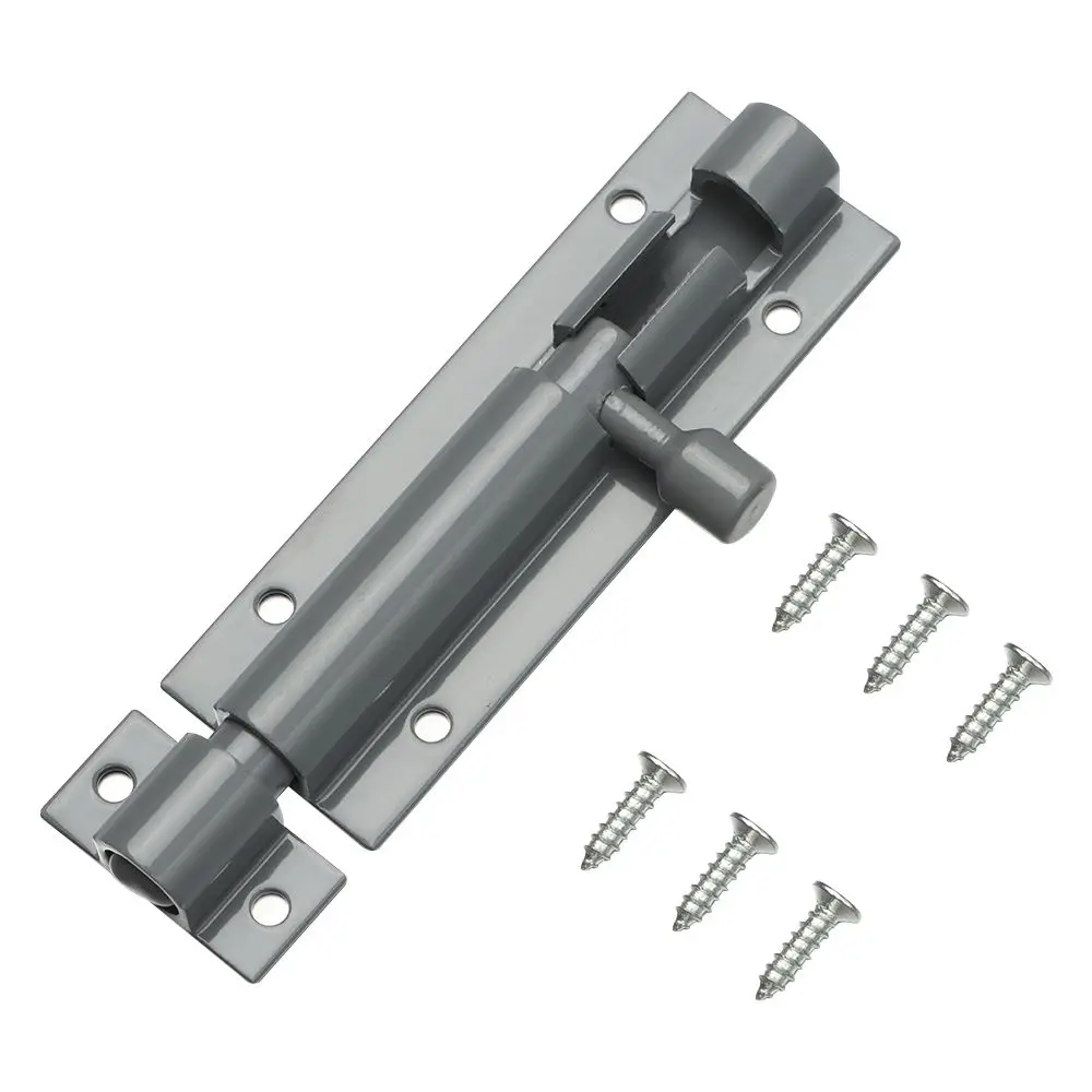 Door Latch Barrel Bolt 2/3/4/5/6/8inch Aluminum Alloy for Home Gate