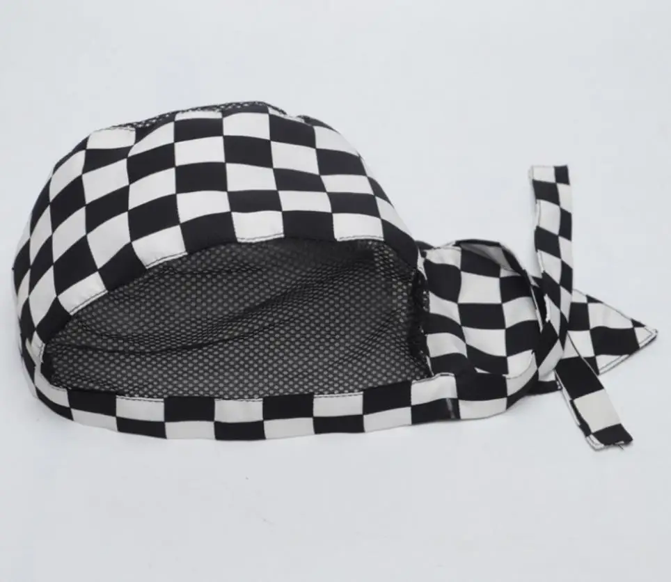 Men Women Adult Adjustable Chef Hat Mesh Kitchen Cooking Hat Restaurant Chef Skull Cap Hairproof Headband