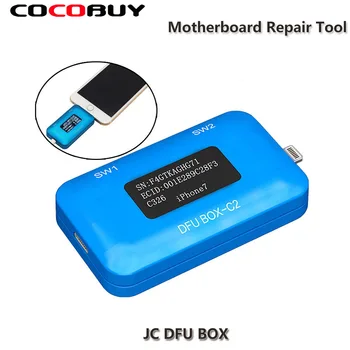 

JC DFU BOX C2 For DCSD Cable Enter Restore Reboot Motherboard DFU IOS USB Current Voltage Display SN ECID MODEL Information Read