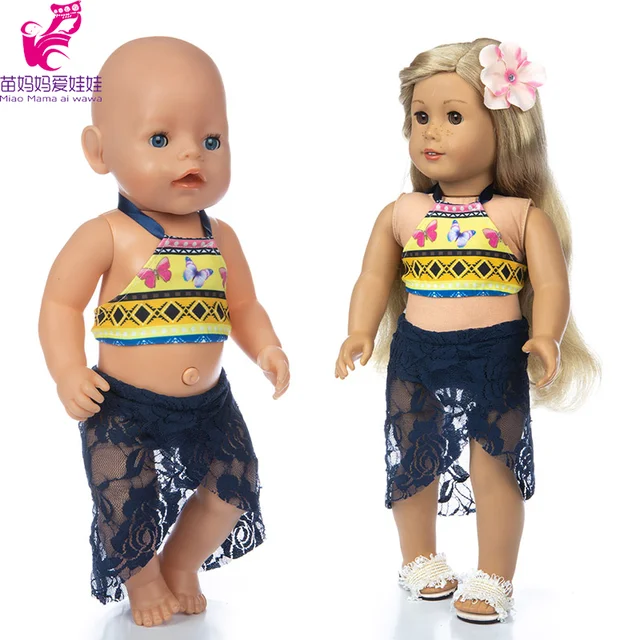 17 inch 43cm baby doll boy swimming pants  18 inch american og girl doll bikini doll clothes 4