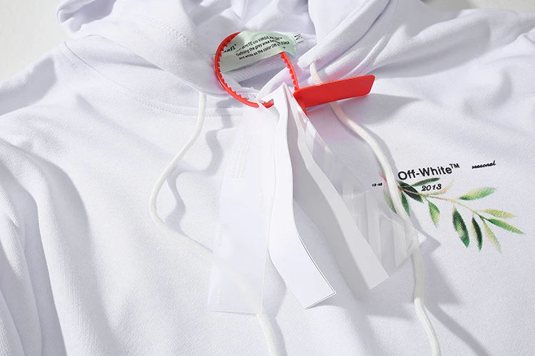Римская Ограниченная серия arrow 19ss Off-White OW Мужская/Женская осенне-зимняя хлопковая модная повседневная свободная толстовка с капюшоном куртка с капюшоном