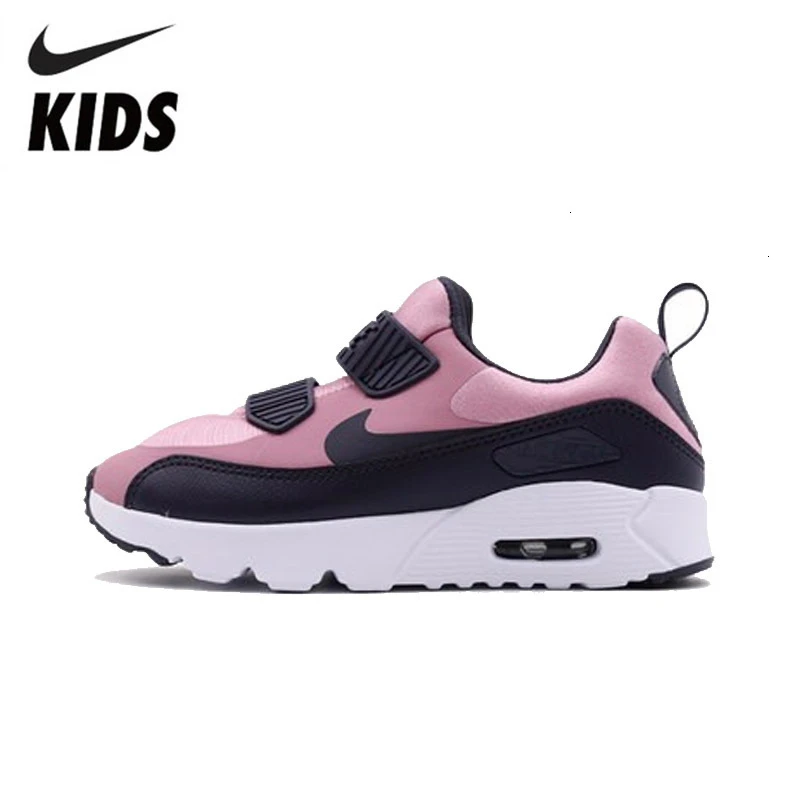 Nike Air Max 90 детская оригинальная детская обувь весна и осень с воздушной подушкой удобные кроссовки#881927-003
