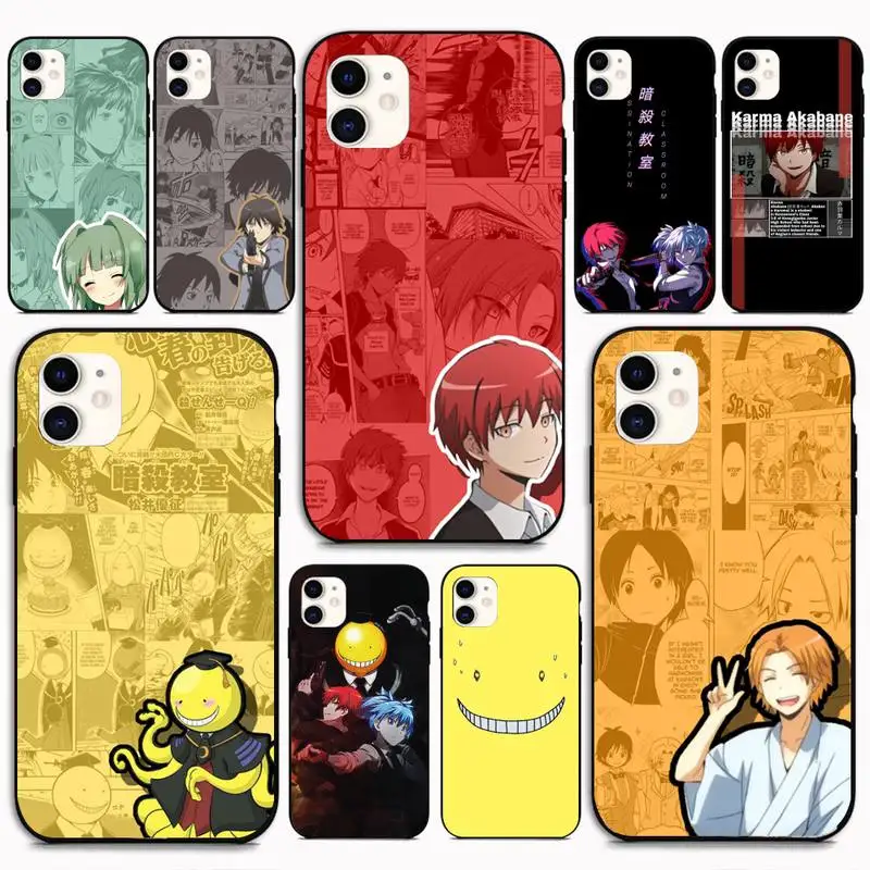 Assassination Classroom Phone Case For Iphone 12 Pro X Xs Max Xr 7 8 Plus Iphone 12 Mini 11 Pro Max Se Case Phone Case Covers Aliexpress