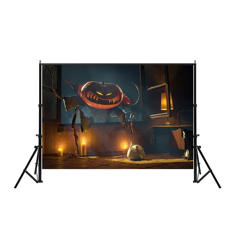 

WHISM Good Quality Halloween Theme Photography Background Cloth Photo Cloth -7*5 Feet Furniture Decorative Painting