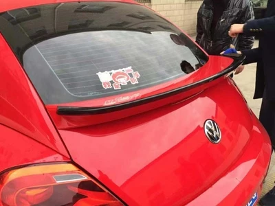 Для Volkswagen Beetle GSR/G20 2013 ABS пластик Неокрашенный праймер цвет задний спойлер багажник крыло губы крышка багажника - Цвет: Красный