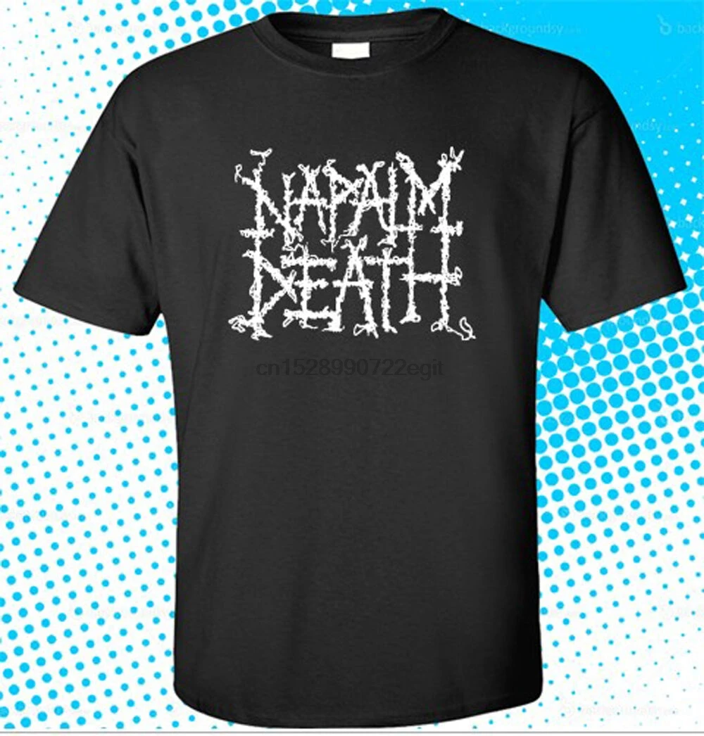 New NAPALM DEATH Heavy Death Metal Rock Band Men Black T-Shirt Size S to 3XL | Мужская одежда