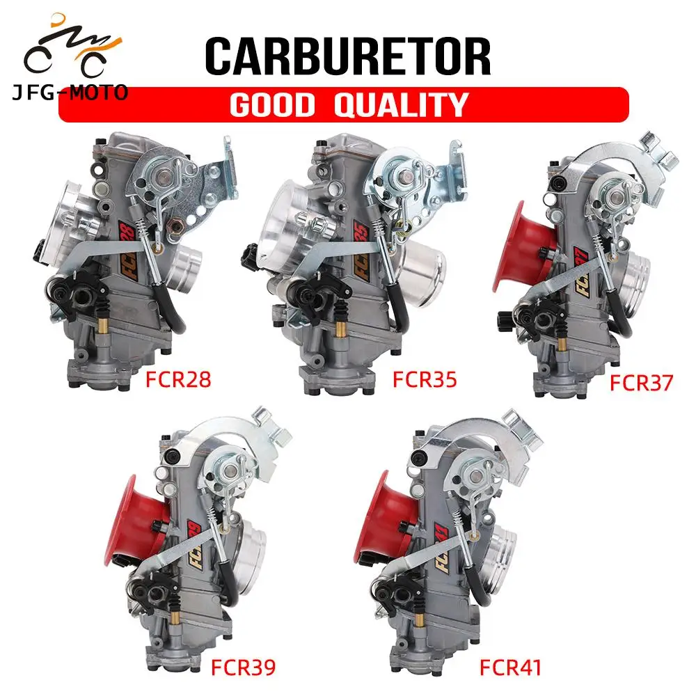 

Motorcycle Zinc Racing Carburetor Carburador FCR 28 35 37 39 41 Power Jet For HONDA KTM CRF450 CRF650 FS450 Add Power 30%