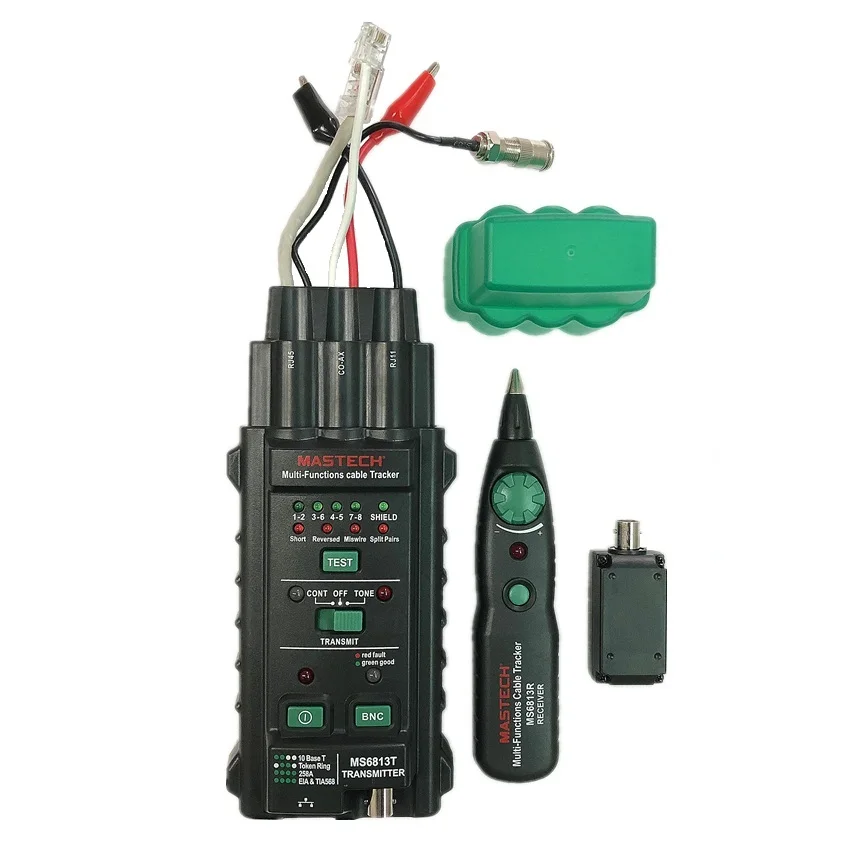 MASTECH MS6813 Многофункциональный сетевой Кабельный тестер телефонной линии детектор трекер RJ45 RJ11 коаксиальный
