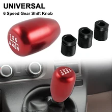 Levier de vitesse manuel universel, levier de vitesse 5 6 vitesses pour aluminium JDM avec adaptateurs 8mm 10mm 12mm