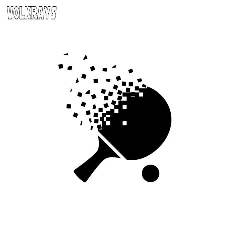 Интересная Автомобильная наклейка Volkrays для настольного тенниса моделирование