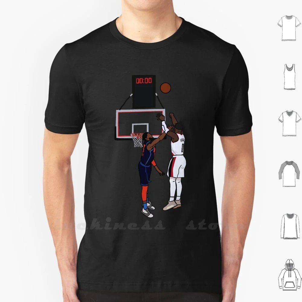 Dame Dolla ставит гром для сна футболка 100% хлопок DIY S-6xl Damian Lillard время Приглашаем