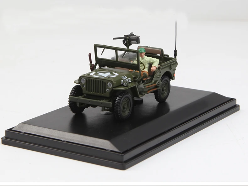 Специальное предложение 1:43 Второй мировой войны американская военная модель дорожного транспортного средства Коллекционная модель сплава