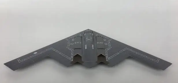 Herpa Wings USA B-2A B2 Stealth and Strategic Bomber Spirit 82-1066 1/200 литая под давлением модель самолета