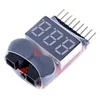 For 1S/2s/3s/4s/5s/6s/7s/8s Low Voltage Buzzer Alarm Lipo Battery Voltage Indicator Tester Wholesale Price for 3.7v 7.4v 11.1v ► Photo 1/3