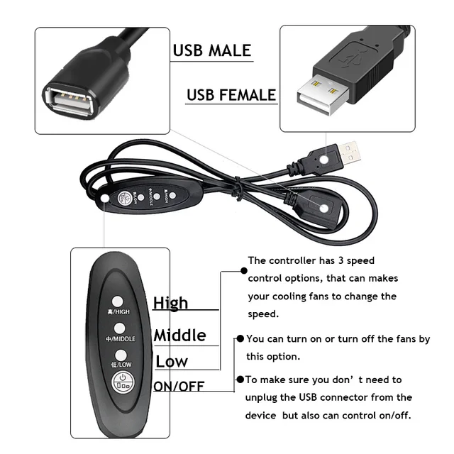 Ventilador de enrutador USB de 5V, Enfriador de bola/manga y red protectora de escritorio, 80mm, 92mm, 120mm, 140mm, bricolaje 3