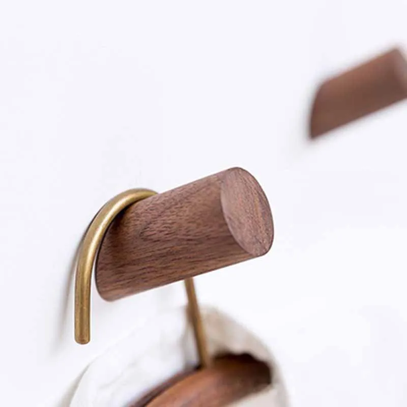 3 шт. деревянная настенная вешалка крючок Брелок декорация крючок вешалка для одежды шарф для ванной комнаты вешалка для хранения полотенец
