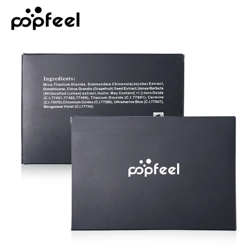 Popfeel 54 Цвета/набор тени для век палитра теней стойкие мерцающие матовые макияж