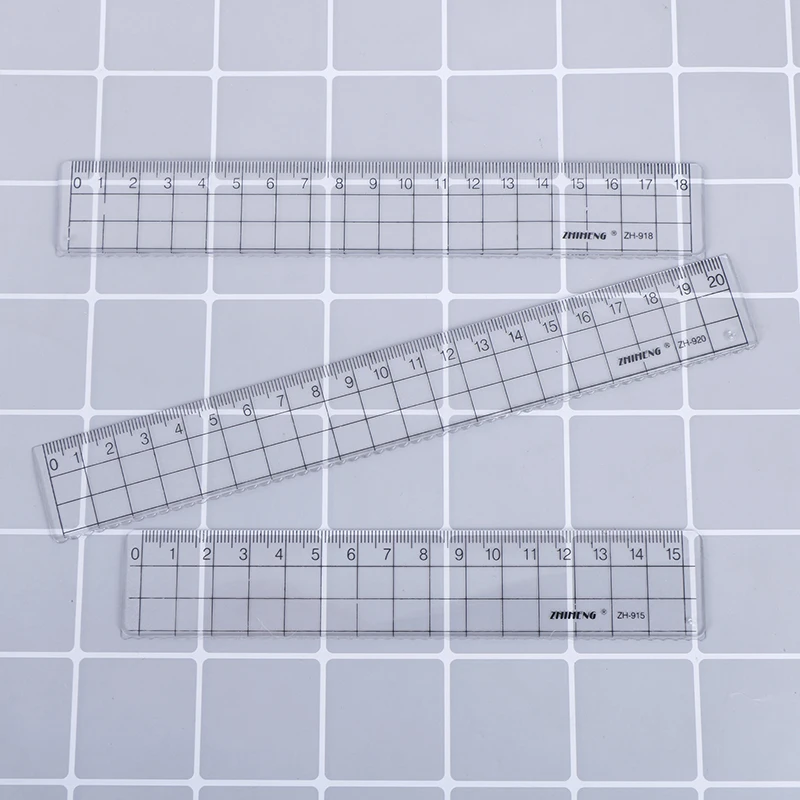 

Инструмент из прозрачного пластика, прямой, масштаб измерительная линейка, школьные принадлежности
