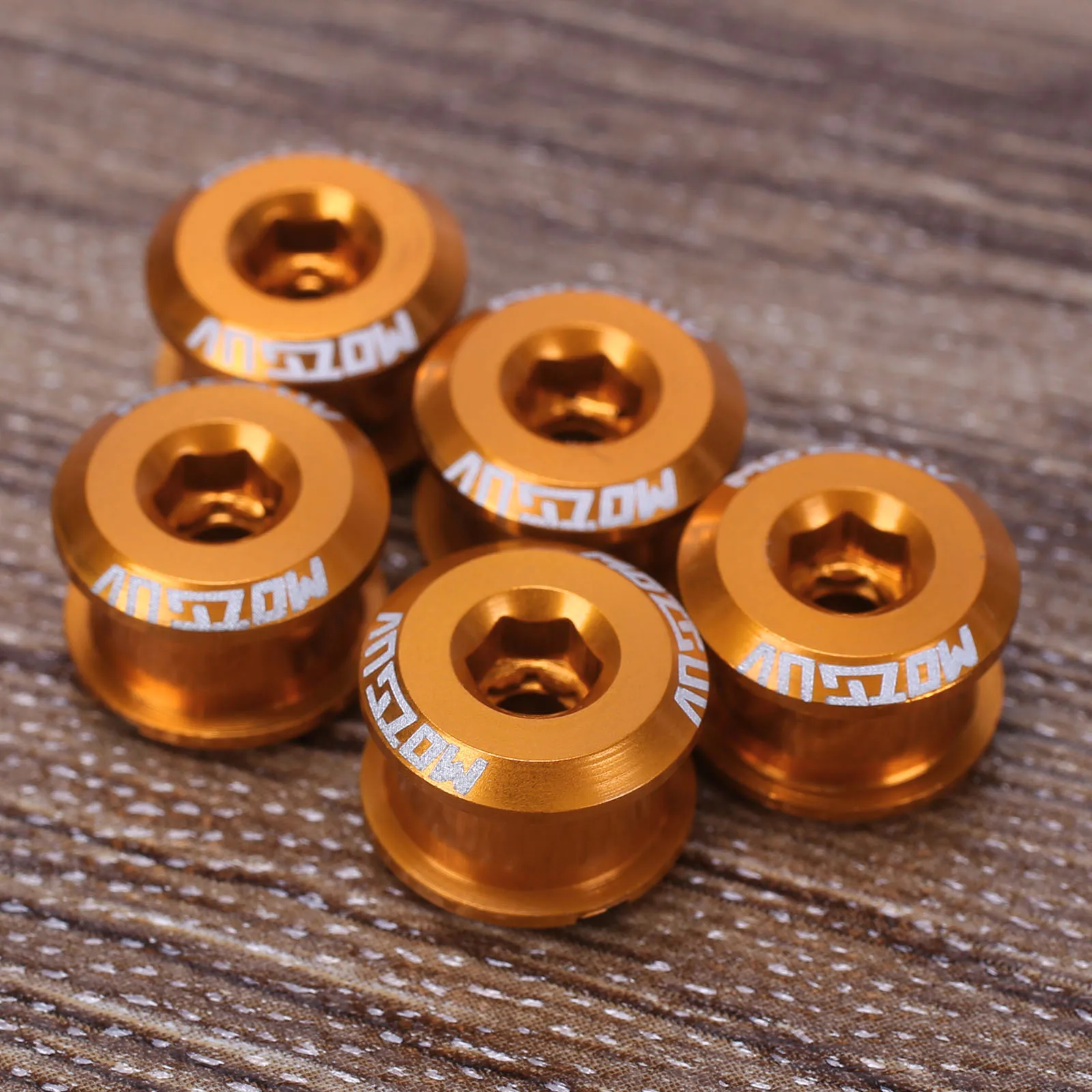 5Pcs MTB Bicycle Chainring Bolt Single Chainwheel Screws Alloy 7075 4.9mm/6.4mm Road Cycling Bike Disc Screws for Crankset Parts