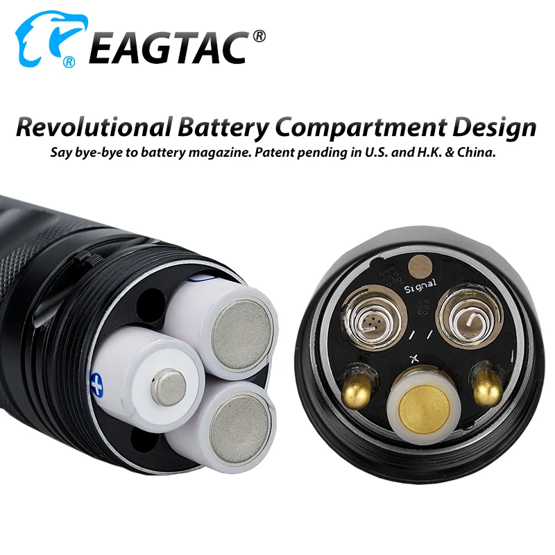 Светодиодный фонарик EAGTAC SX25A6 1494 люмен 6 батареек АА три выхода мгновенный