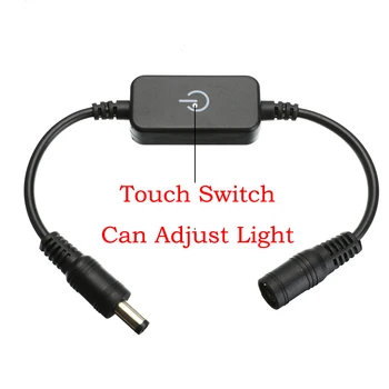 

High Sensitive Touch Switch For DC 12V LED Strip Light Unlimit Dimming Touch Sensor Switch Controller DIY Closet Lighting