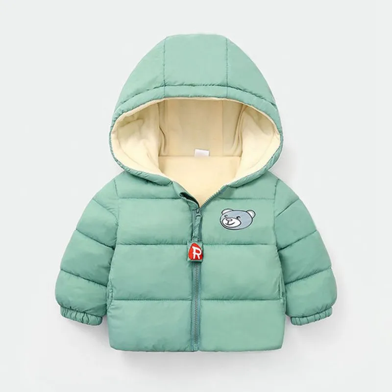 COOTELILI Fleece Winter Parkas Coat Kids Jackets For Girls Velvet Children's Winter Jackets Velvet Winter Clothes For Boy (9)