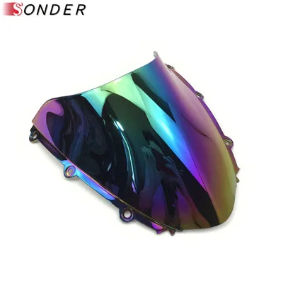 Мотоциклетное ветровое стекло дымчатое лобовое стекло для Honda CBR 1000RR CBR1000RR 2004 2005 2006 2007/CBR 1000 RR 04 05 06 07 - Цвет: Iridium