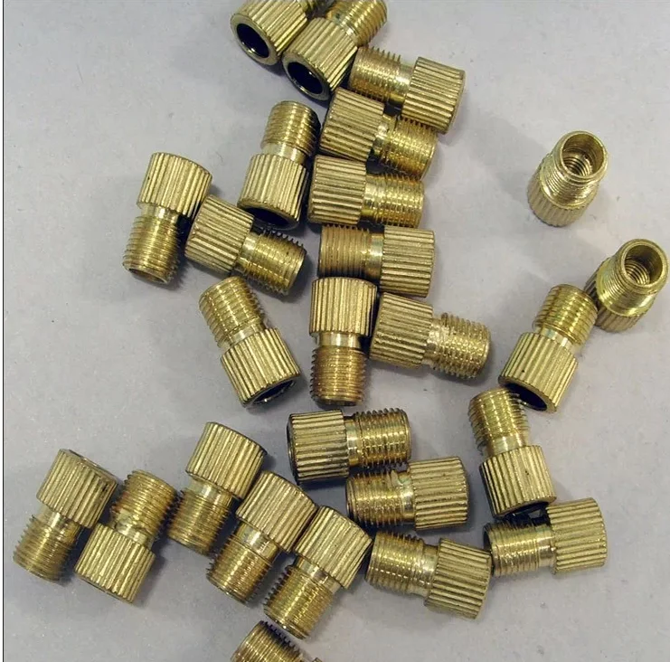 

2 Pcs Valve Adapter Convertr Road Bike Bicycle Pump Tube Presta To Schrader with Ring Seal Cycle Accessories Needle Converter