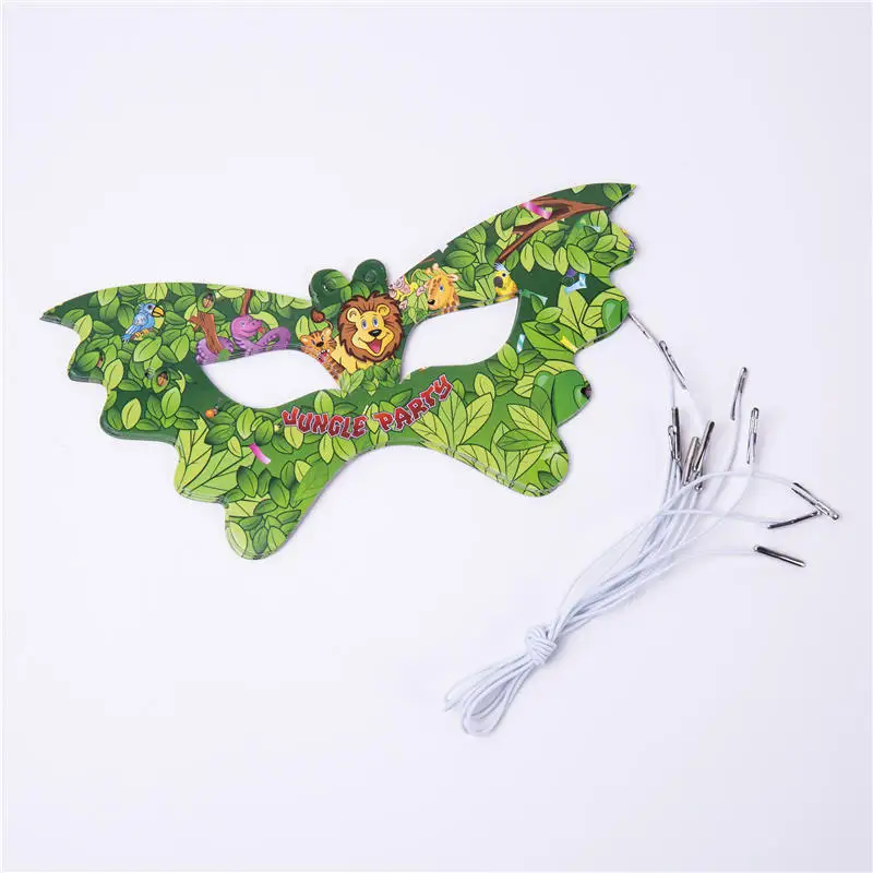 Mask 6pcs Горячий Король Лев тема одноразовая посуда набор салфеток бумажные тарелки стаканчики баннер для вечеринки в честь Дня Рождения украшения дети мальчик вечерние принадлежности - Цвет: Mask 6pcs
