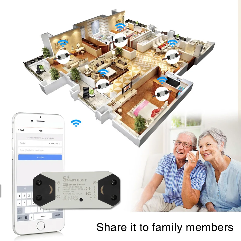 DIY wifi переключатель умный выключатель базовый домашней автоматизации google home