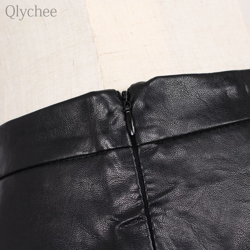 Весенние туфли из ПУ Искусственная кожа Для женщин юбка с цветочной вышивкой черная облегающая юбка с асимметричным подолом Женская мини-юбка