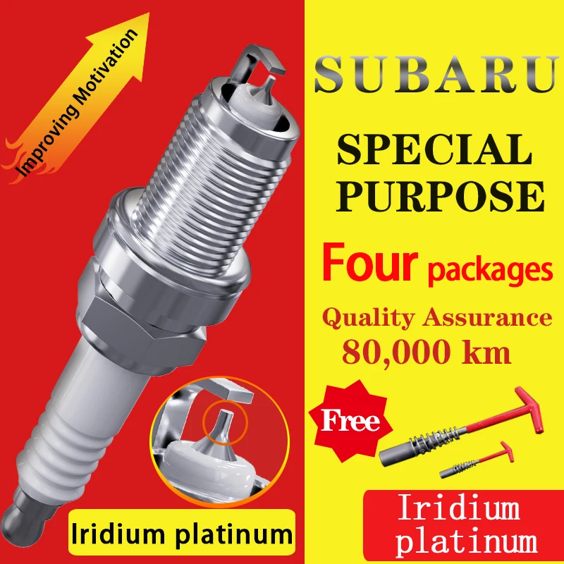 4pcs/Suitable for SUBARU XV Legacy Impreza Forester Outback Tribeca WRX STI BRZ Iridium platinum Spark plugs | Автомобили и