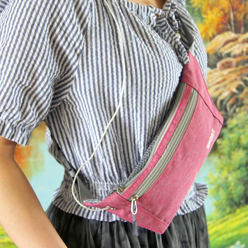 Li Juan Bag Speed Supply of Goods Strap Can Regulation Breathable Thin Double Pull Chest Bag Wallet