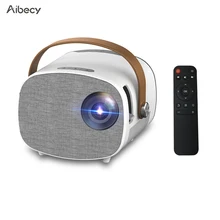 YG230 Mini LED Projector 1080P Supported 1000 Lumens Projector Built-in Speaker with AV/USB/HD/TF/Micro USB/Audio Out Interface